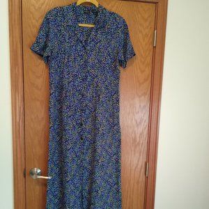 ERIKA Dresses  size L Blue with flower design